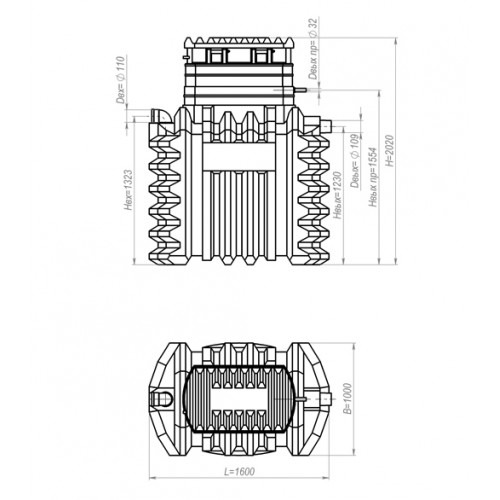Септик ДЕСЕПТИКОН-2500