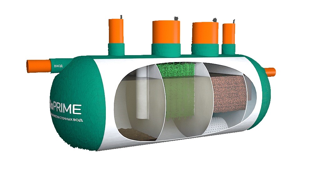 Септик BioPrime Biofilter БИОСТ-6,0 пр